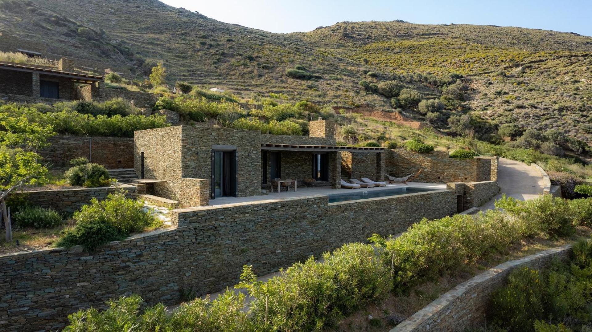Гостевой дом Onar Andros Achla Экстерьер фото
